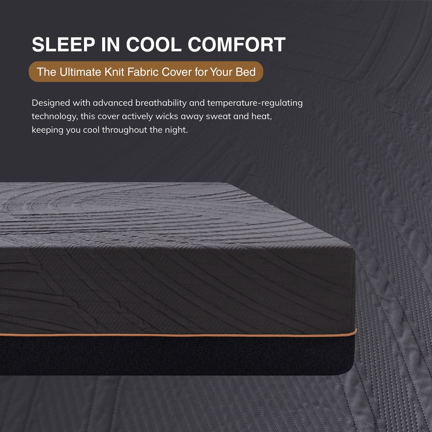 Dyonery Copper Gel Medium Memory Foam Mattress, CertiPUR-US Certified, Fiberglass Free